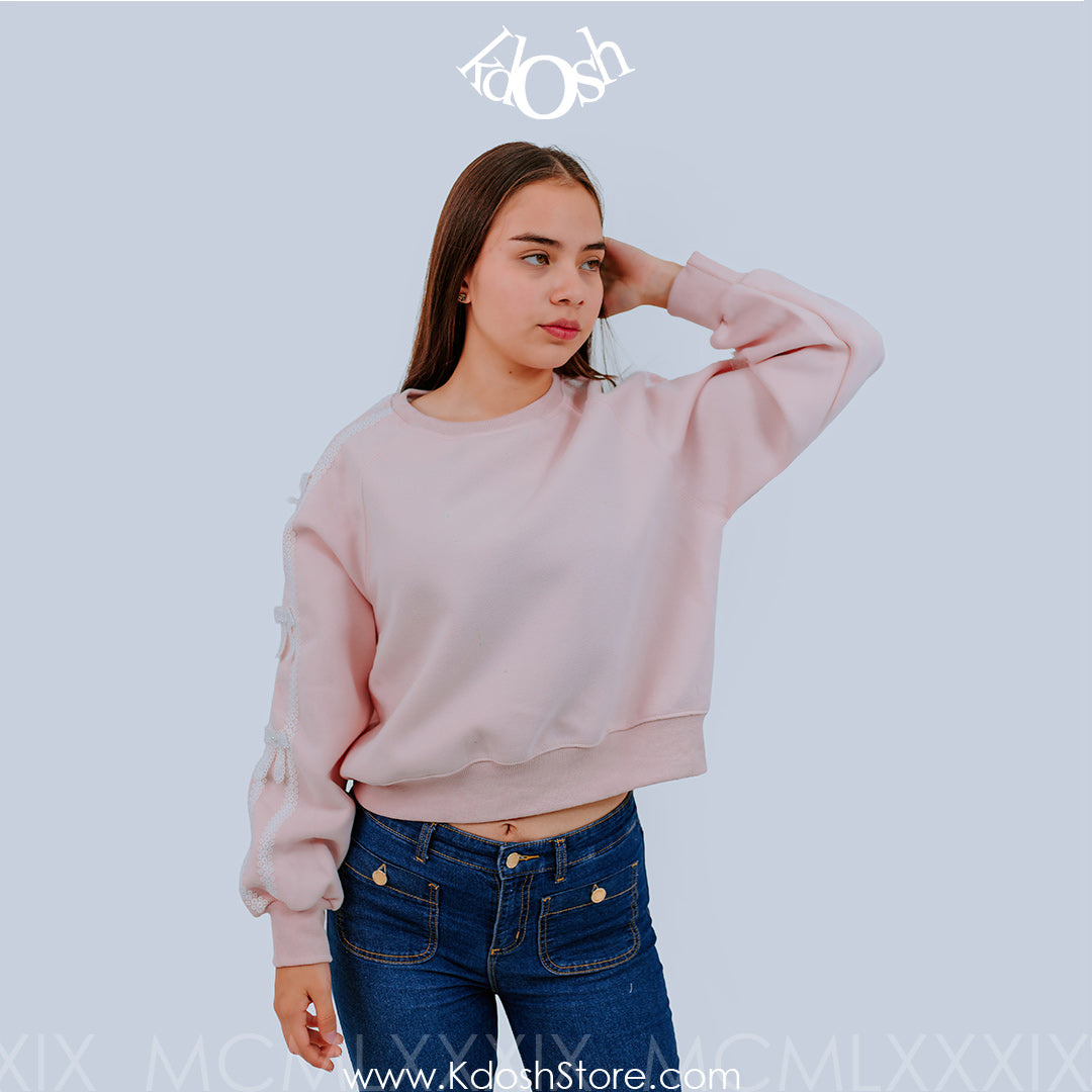 Suéter Elegante con Lazos – Toque Femenino y Chic