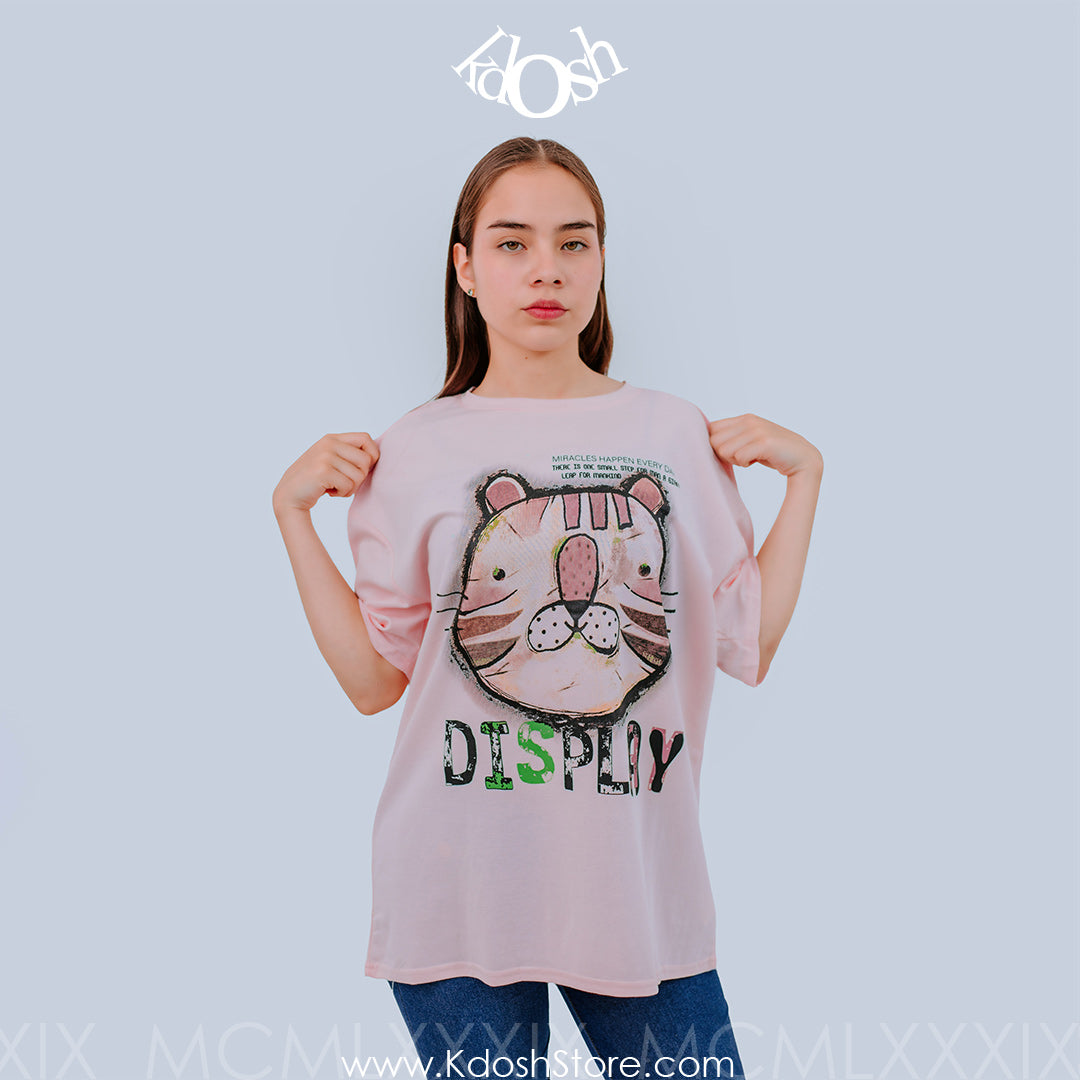 Polo Oversize "Display Cat" – Estilo Urbano y Confort Moderno