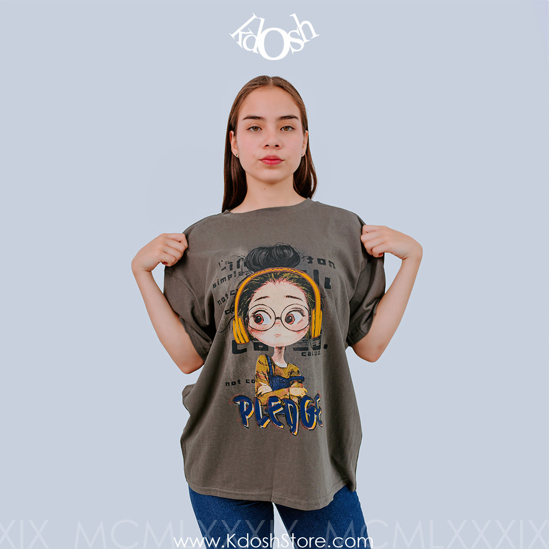 Polo Piedge con Estampado Gráfico – Moderna y Cómoda